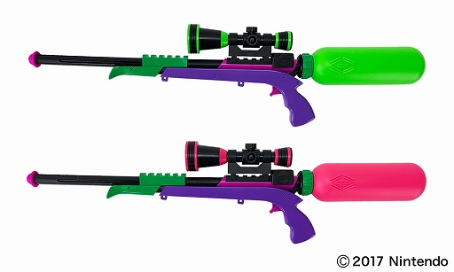 スプラトゥーン2」や「カービィ」などをモチーフにした水鉄砲が登場