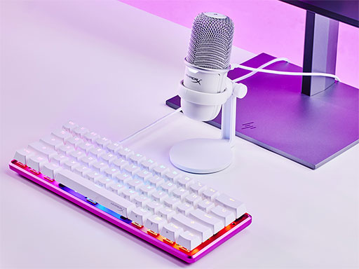 HyperX，USBマイク「QuadCast S」と「SoloCast」に白色モデルを追加