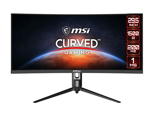 MSI，垂直200Hzで2560×1080ドットの29.5型湾曲ディスプレイを発売