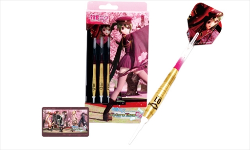 初音ミク Project DIVA Future Tone DX」のコラボダーツが登場。3月9日