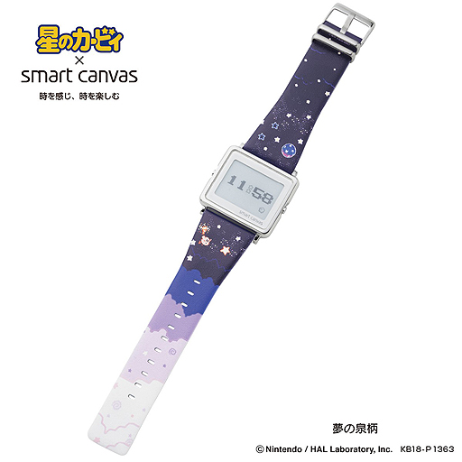 星のカービィ×Smart Canvas デジタル腕時計」の予約受付が本日スタート
