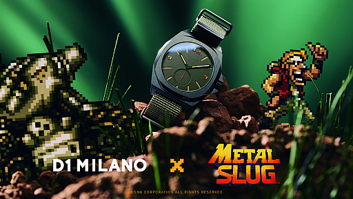 ファッションウォッチブランド“D1 MILANO”が「METAL SLUG」との限定