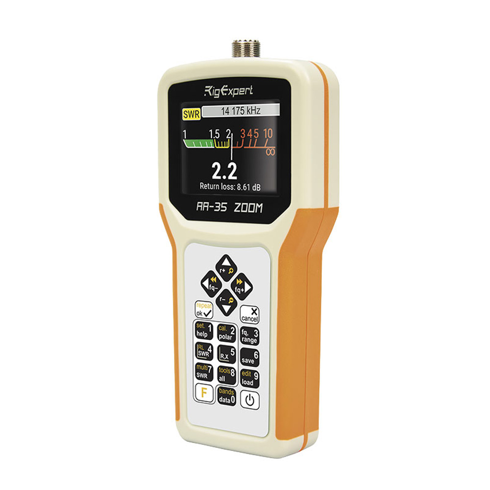 RigExpert AA-35 ZOOM HF Antenna Analyzer - 60dBm.com Online Store