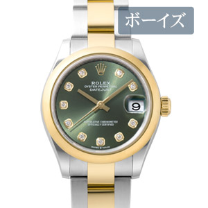 ロレックス デイトジャスト31 Ref.278243 オリーブグリーンローマVI