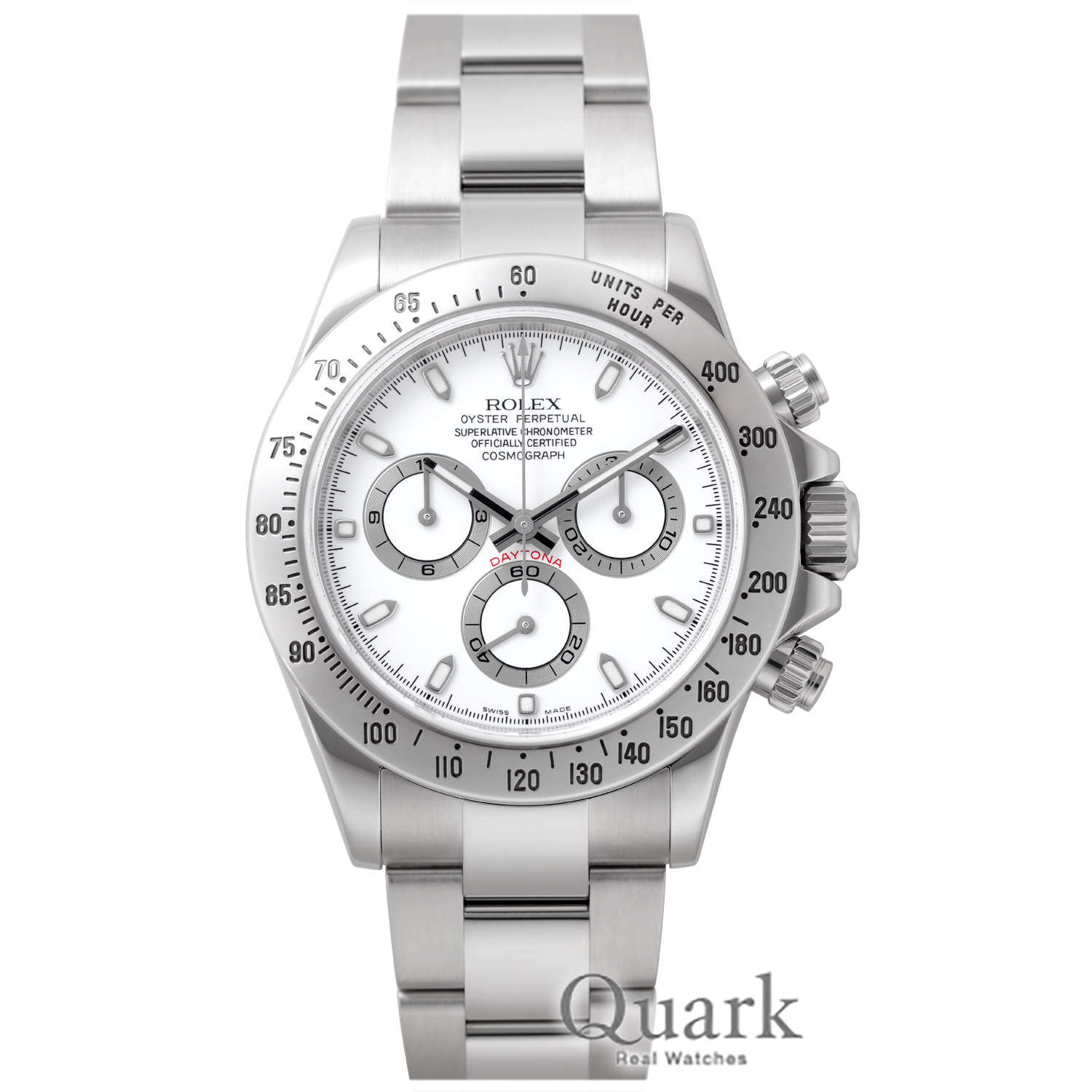ロレックス デイトナ Ref.116520 ホワイト 新品｜ロレックス専門店クォーク