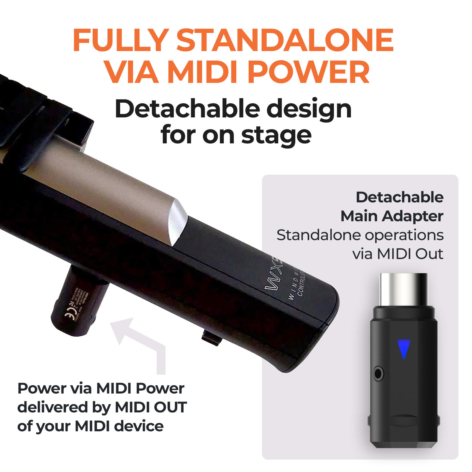 Premium Bluetooth MIDI adapter for 5-pin DIN MIDI devices