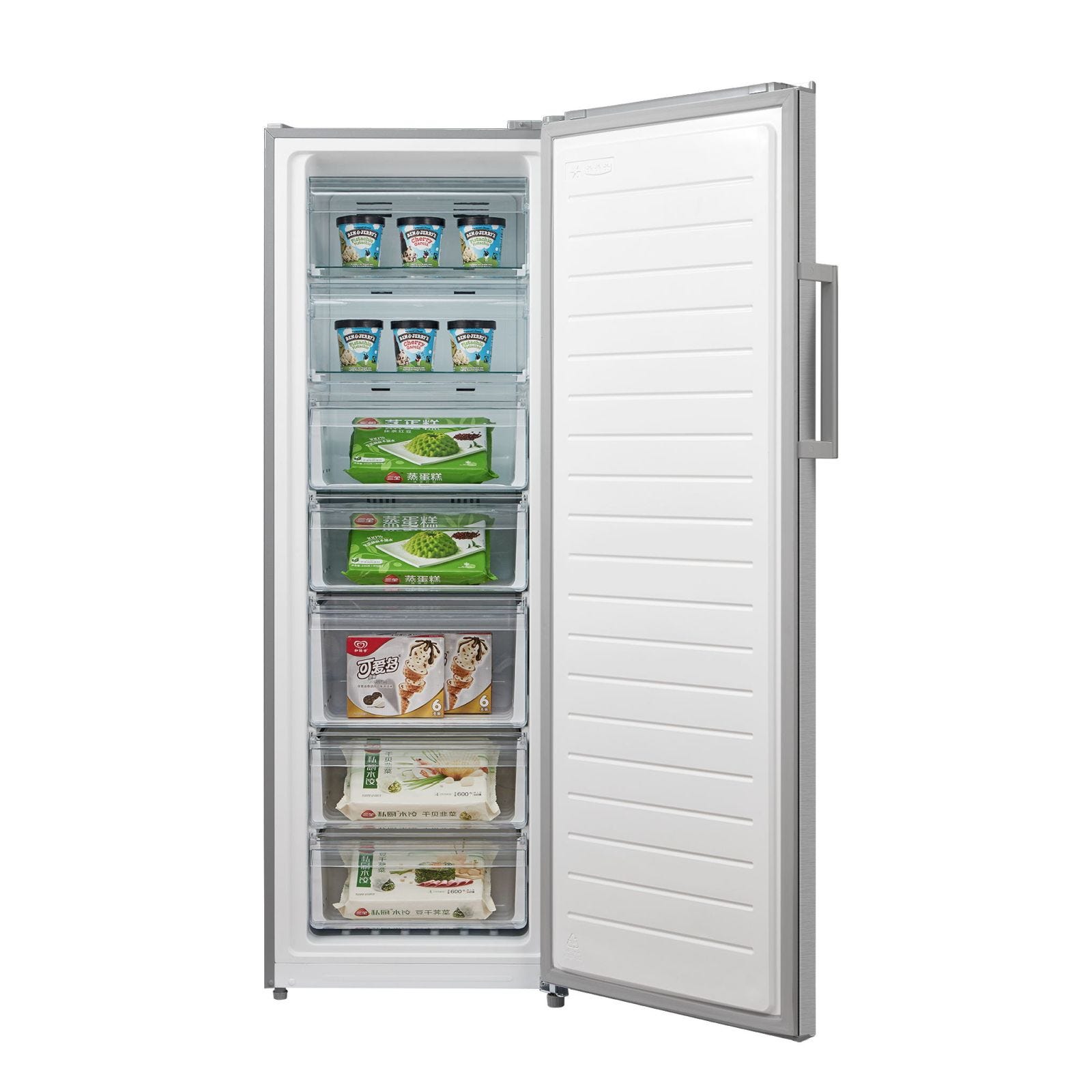 MIDEA 232L CHEST AND UPRIGHT FREEZER MCF232 (STAINLESS STEEL)
