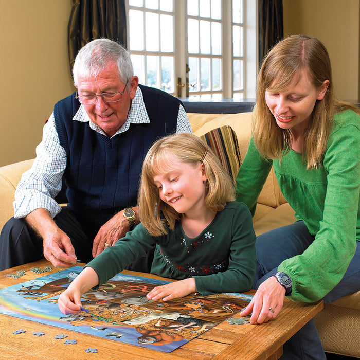 Voyage of the Ark | Family Pieces 350 - Cobble Hill Puzzles — USA