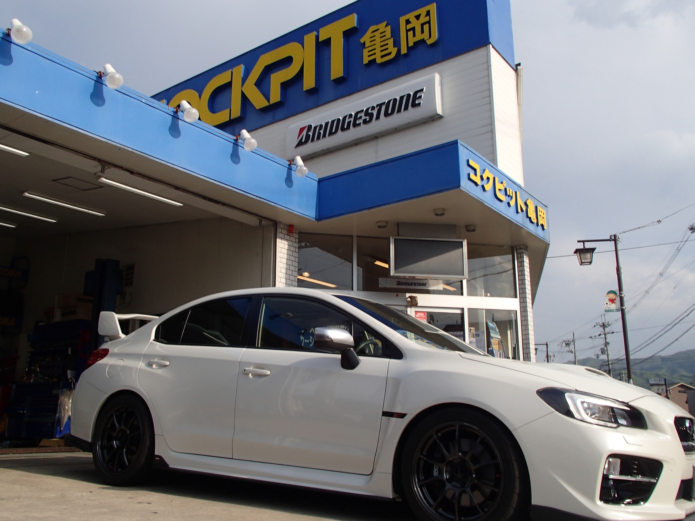 スバル WRX STI レイズホイール ZE40装着♫ | スバル WRX STI ホイール