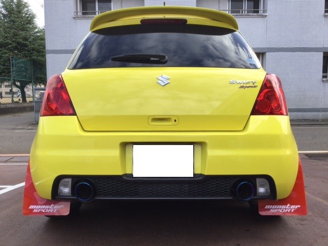 ZC31S スイフトスポーツ マッドフラップセット イエロー スイフト