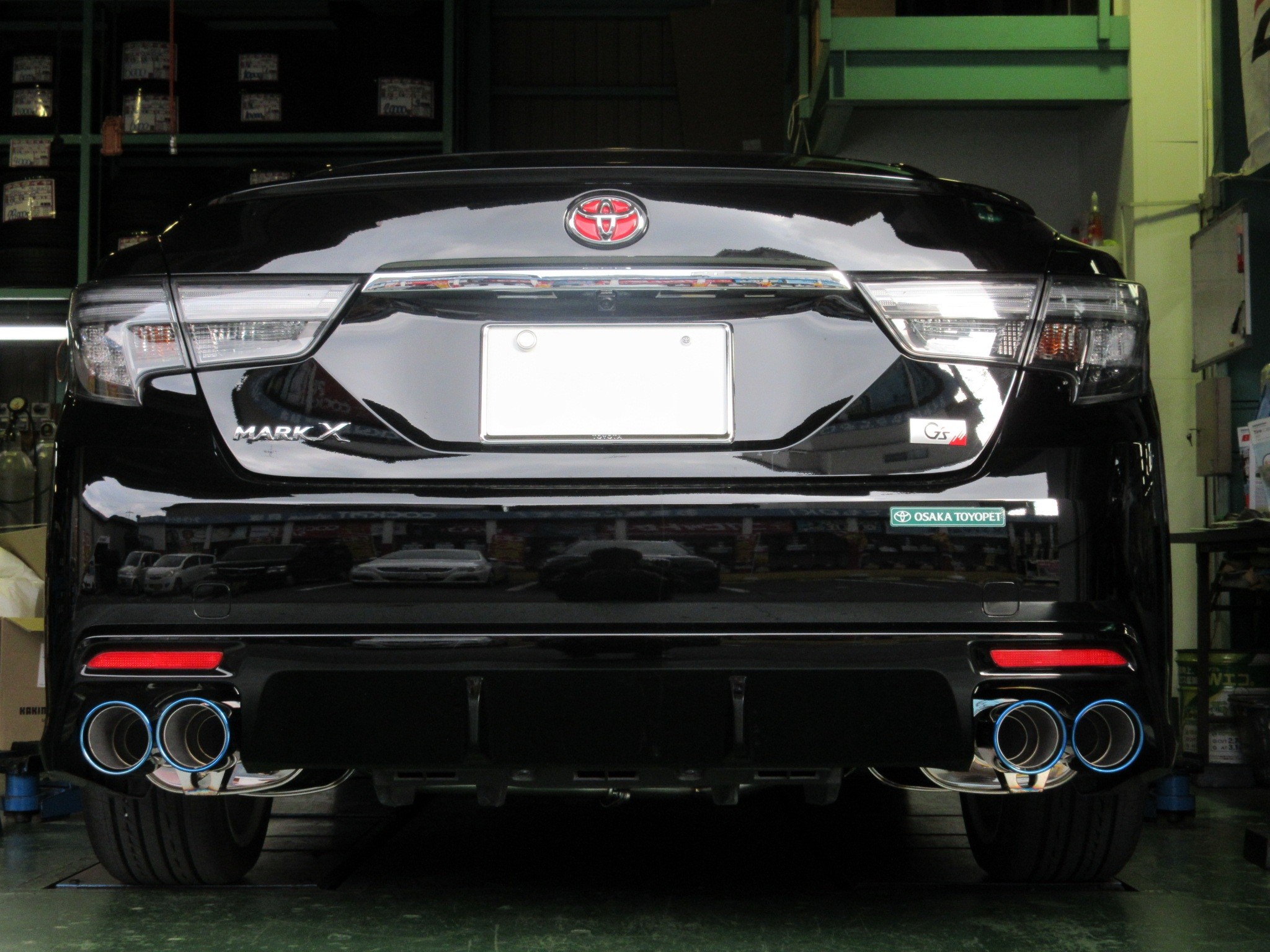 MARK X G's（GRX130） マフラー交換 | トヨタ マークX G'S 吸・排気系