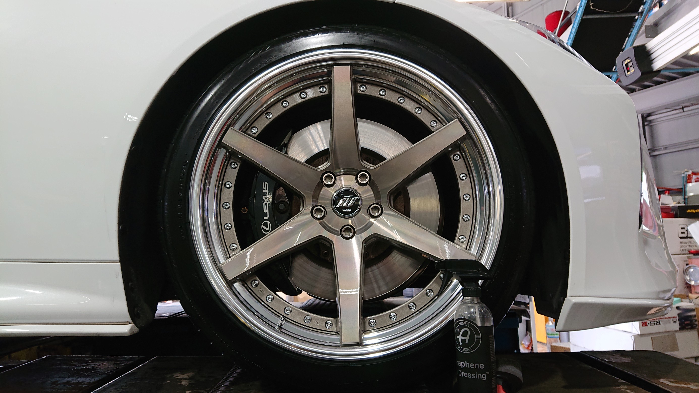 レクサス LC500 URZ100 “仕上げ”作業 【後編】／ ワーク ZEAST ST1 +