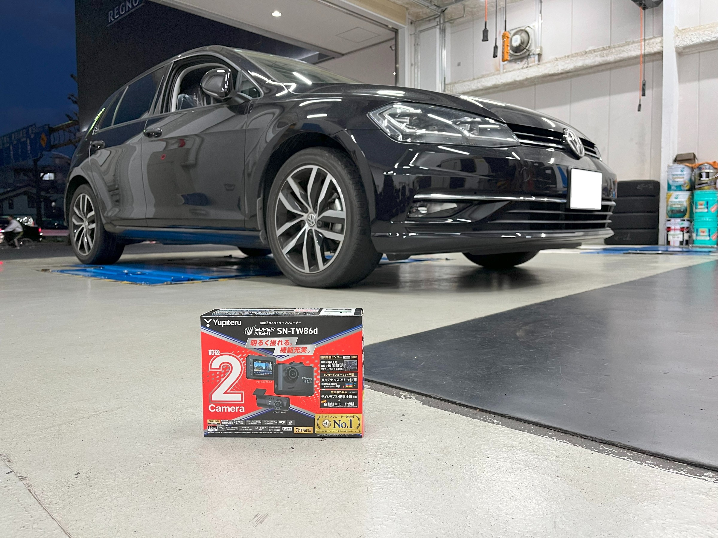 ゴルフ7.5 ドライブレコーダー取付 | 取り付け事例 | コクピット21