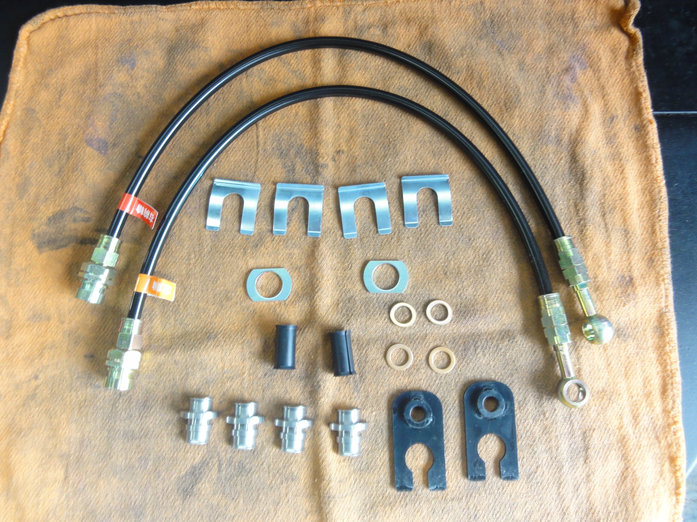 スイフトスポーツ（ZC33S）アールズ製ステンメッシュブレーキホース