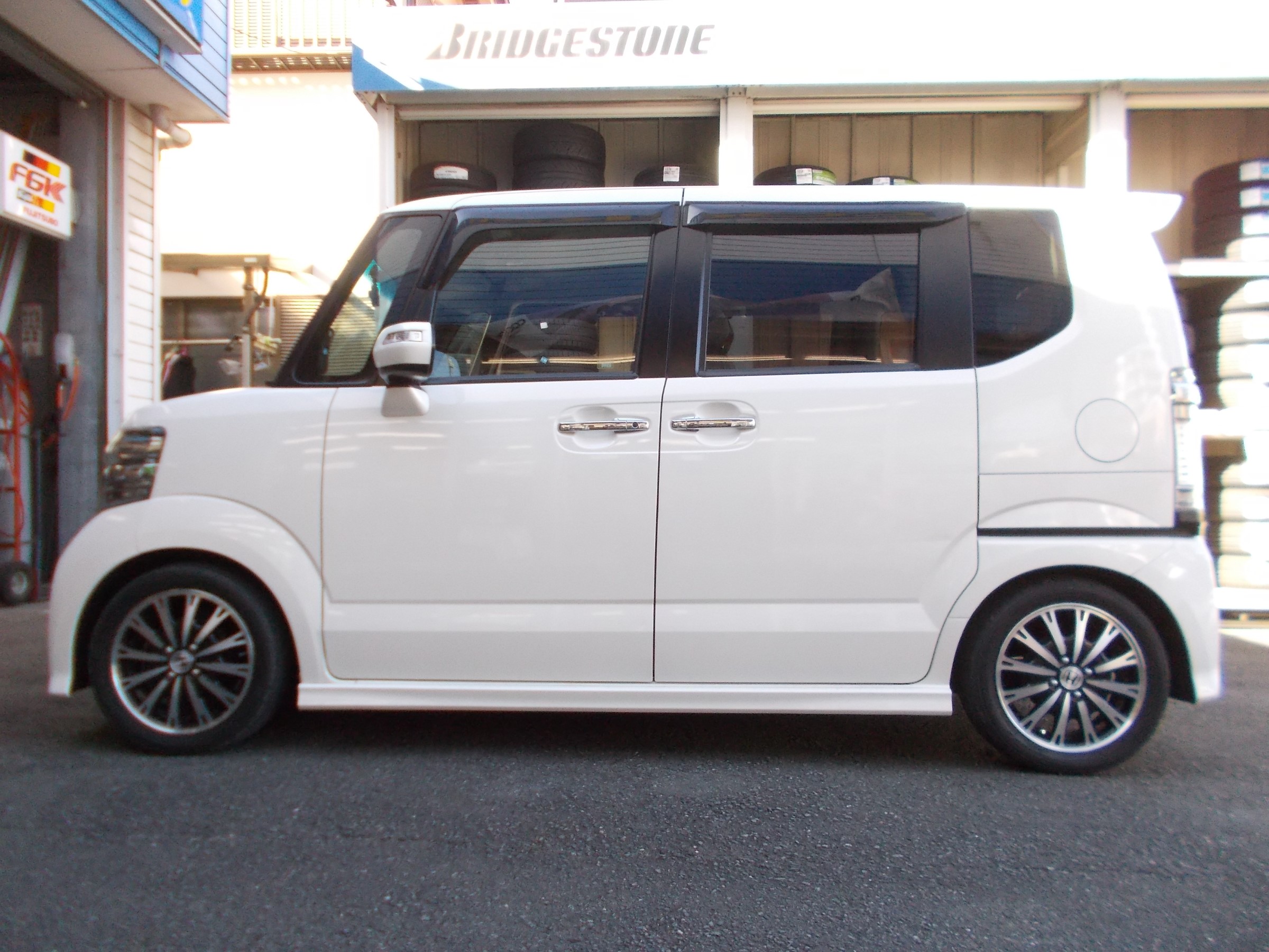 N-BOXカスタム テイン製車高調「STREET BASIS Z」装着＆アライメント