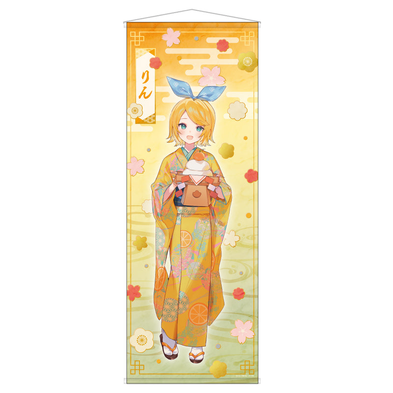 初音ミク New Year SHOP 2023 等身大タペストリー/鏡音リン| アニメ