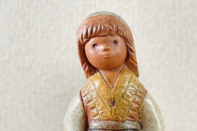 Rutebo keramik Lisskulla/ルーテボ 女の子 北欧雑貨アンティークcoco