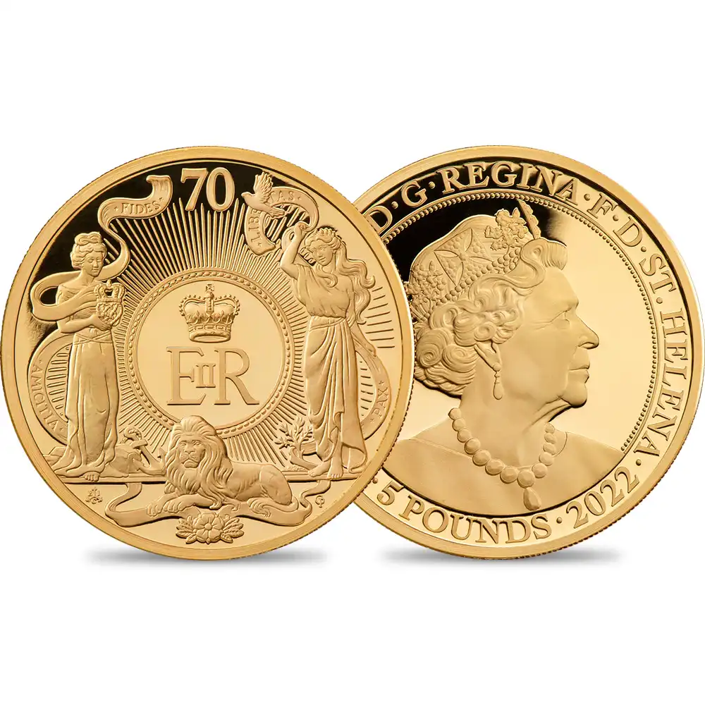 セントヘレナ 2022 エリザベス2世 即位70周年記念プラチナジュビリー 5