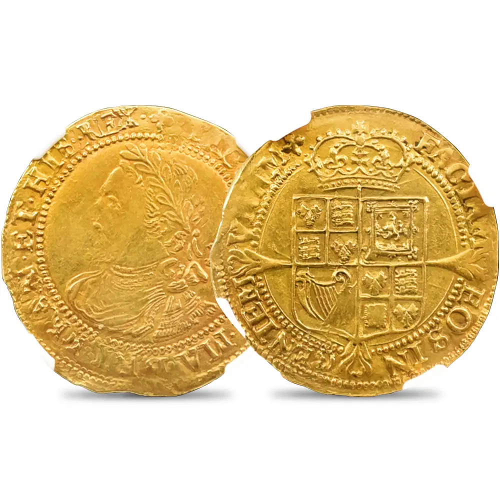1623-1624 ジェームズ1世 ローレル金貨 NGC AU58 S-2638B | 英国