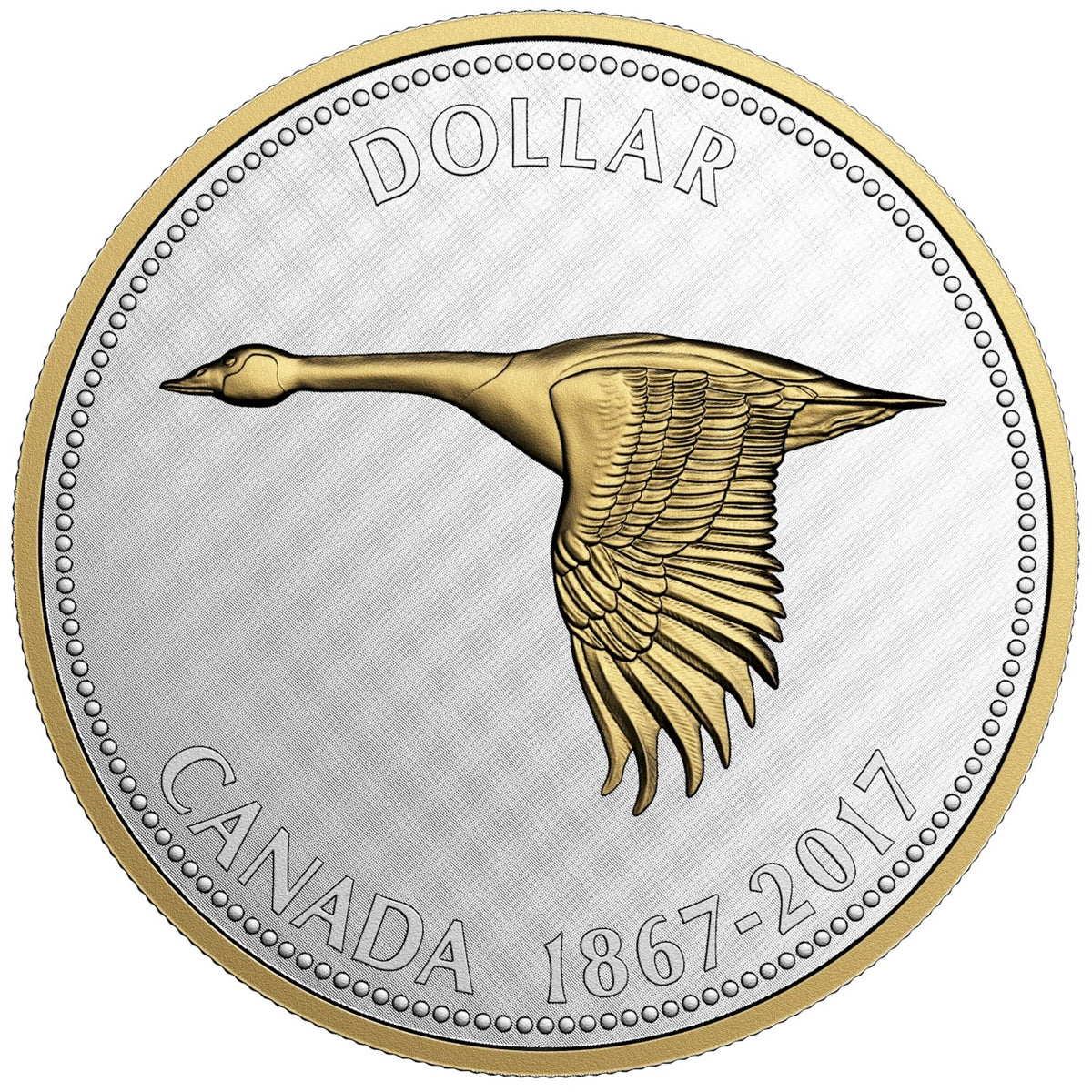 2017 Canada $1 Big Coin - Alex Colville 5oz. Fine Silver (No Tax