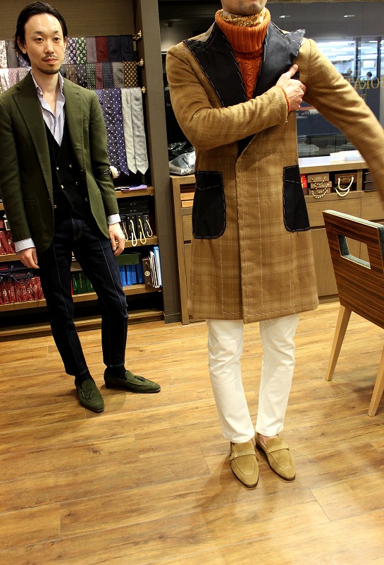 素晴らしい仕上がりでお客様も大満足のビスポークコート