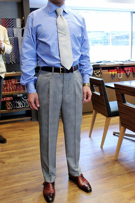 尾作隼人氏のビスポークパンツ 新しいお客様が増えています！