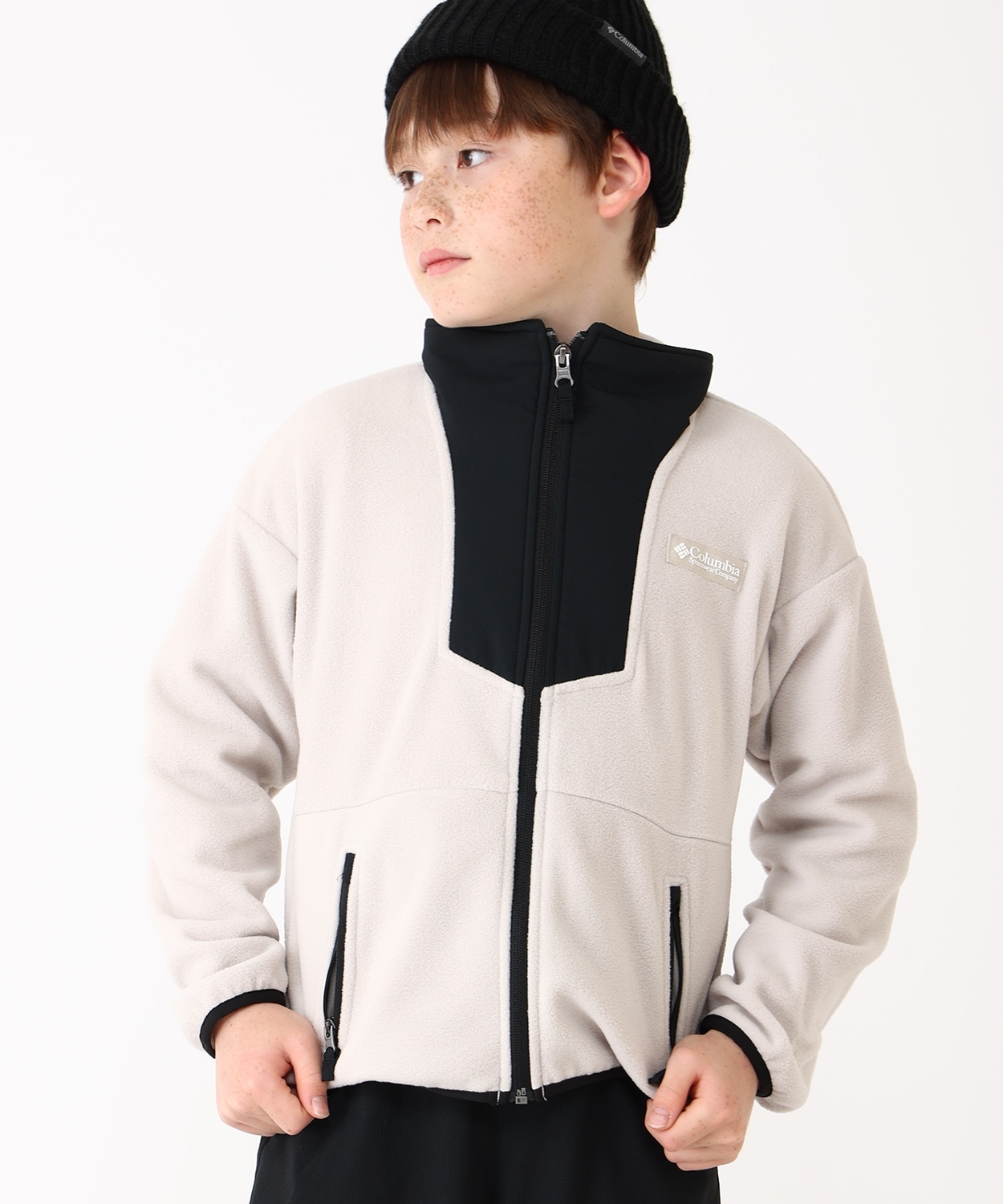 セコイアグローブフルジップフリース(XXS Dark Stone Black