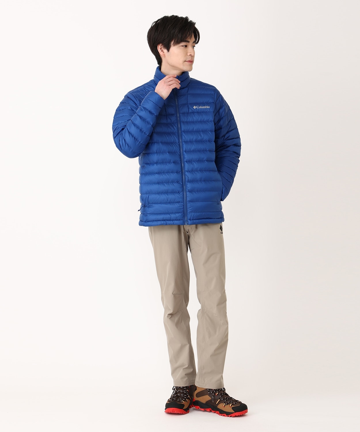 コアライトダウンジャケット(S Mountain Blue)│コロンビア(Columbia