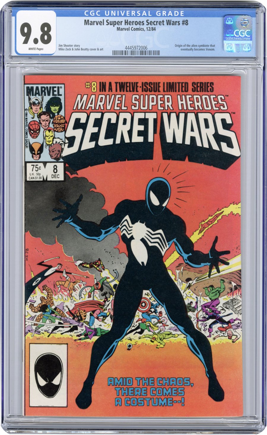 ComicConnect - MARVEL SUPER HEROES SECRET WARS #8 - CGC NM/M: 9.8