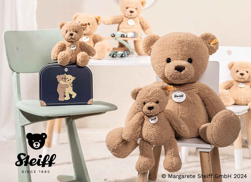 Steiff(シュタイフ) ソフトキーリング・テディベア フィン [CONCENT