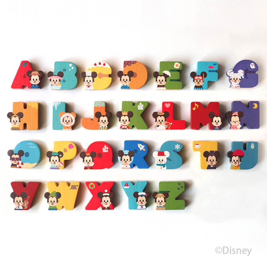Disney|KIDEA アルファベット 26文字のセット [CONCENT]コンセント