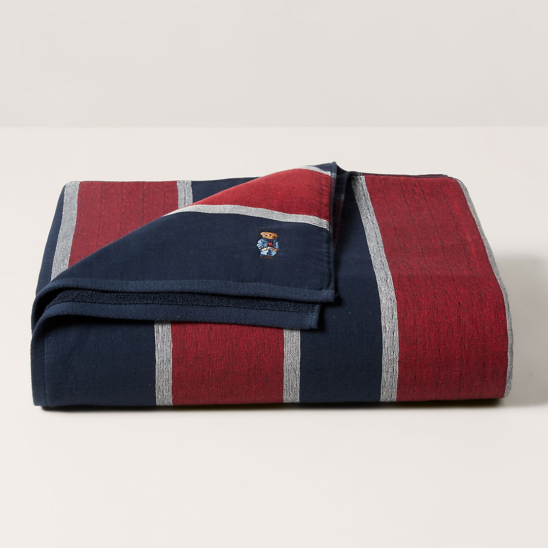 RALPH LAUREN HOME(ラルフ ローレン ホーム)RL POLO BEAR タオルケット