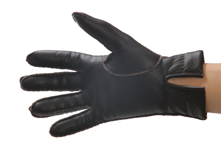 メローラ レディース手袋◇ディアスキン◇ボルドー/BORDEAUX《カシミア