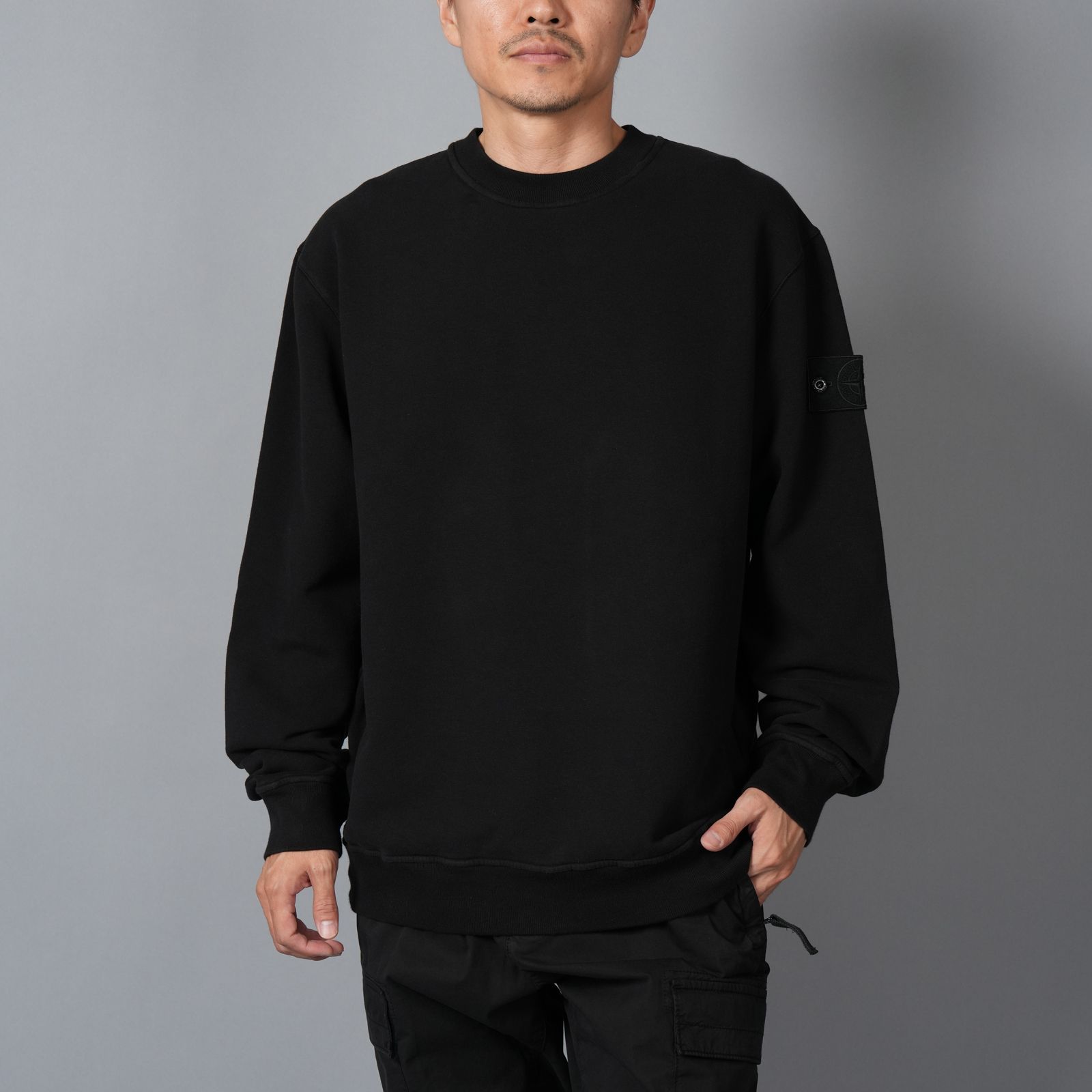 STONE ISLAND - 【ラスト1点】6100069 STRETCH COTTON FLEECE_STONE