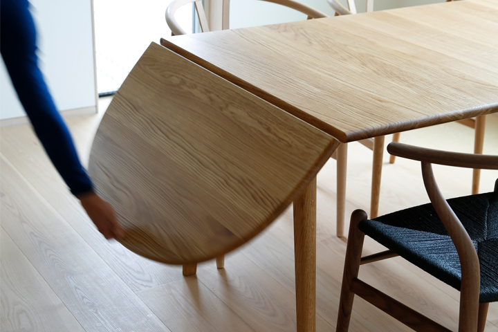 北欧ダイニングテーブルCH006でつくる大きなテーブルのある暮らし