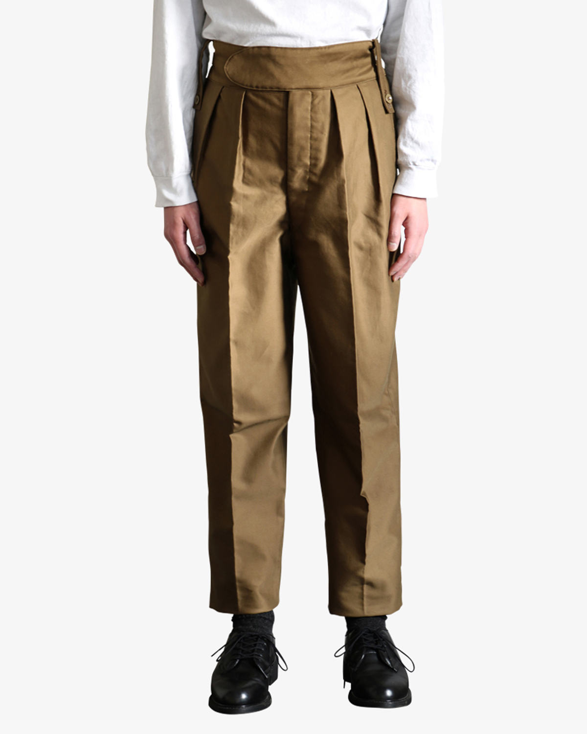 NEAT｜Moleskin｜BELTLESS - KHAKI｜PRODUCT｜Continuer Inc.｜メガネ