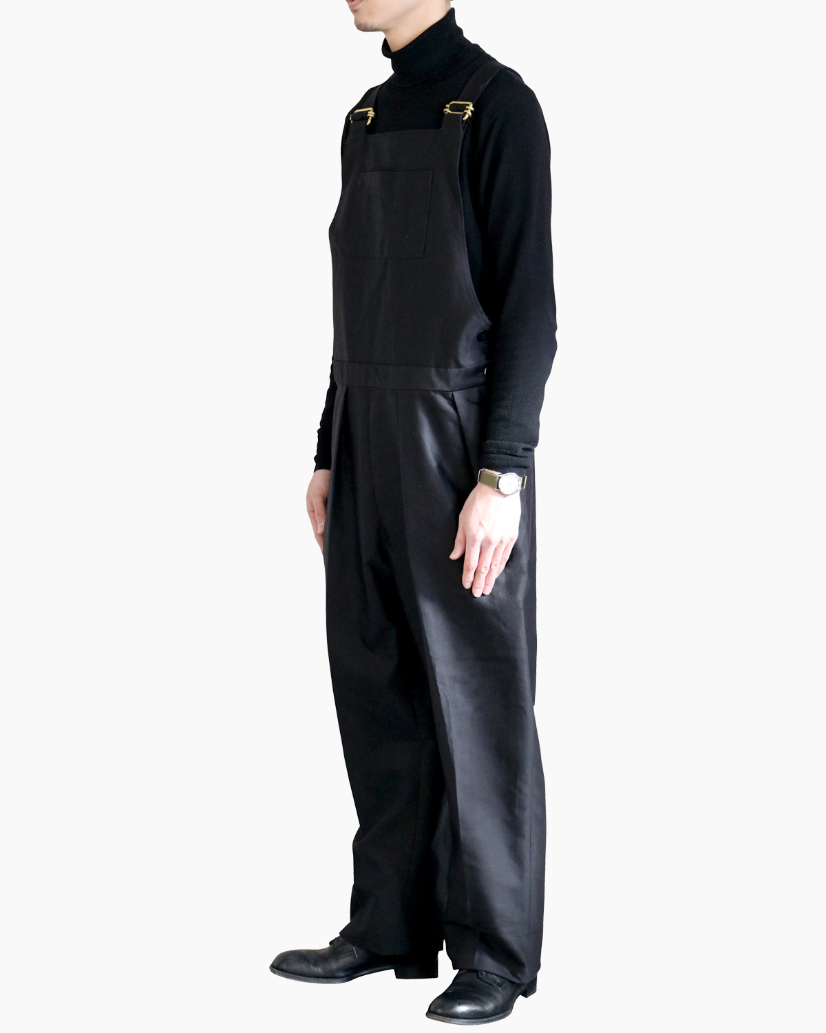 NEAT｜GIZA MOLESKIN｜OVERALL - BLACK｜PRODUCT｜Continuer Inc