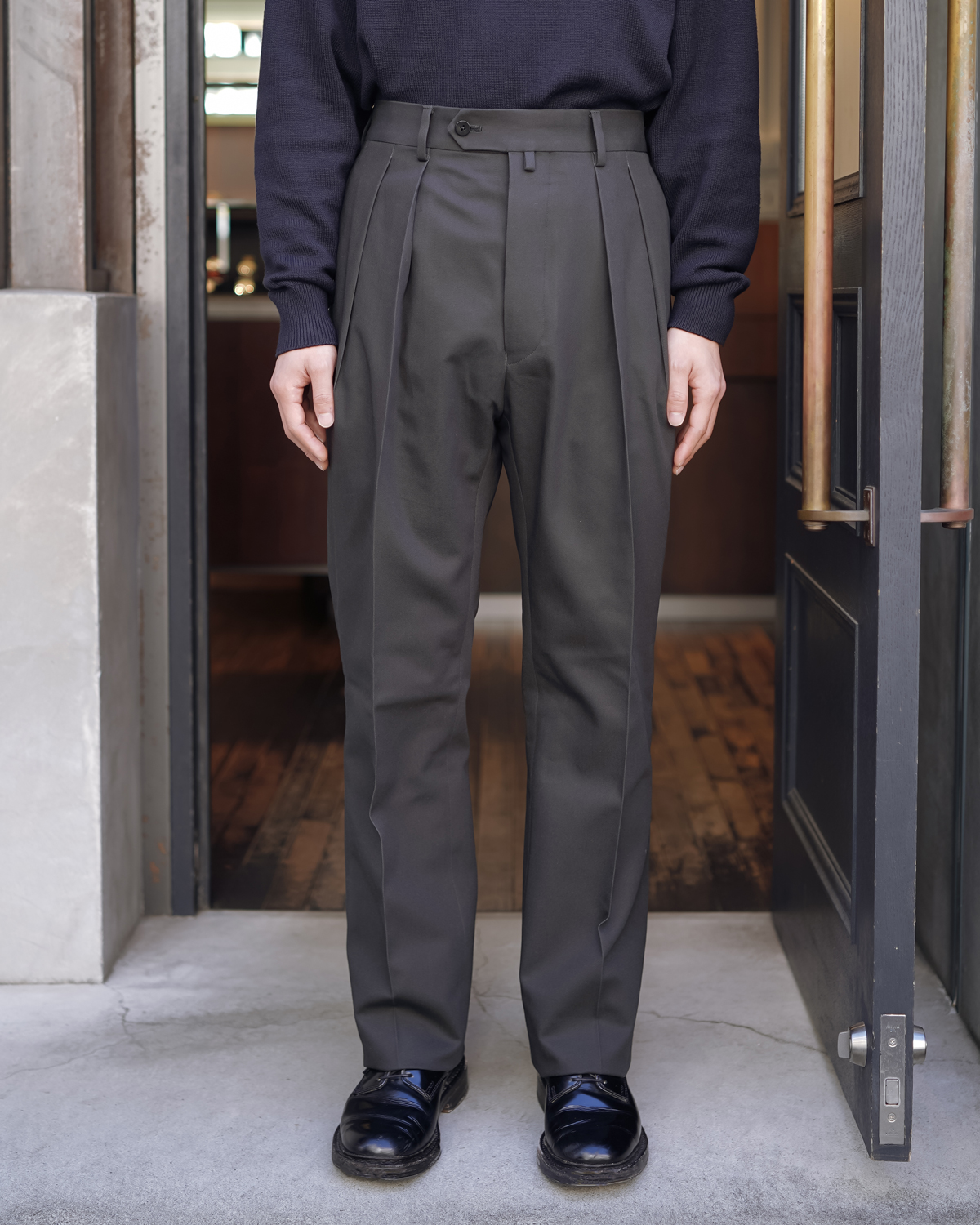 NEAT｜Cotton Venetian｜STANDARD - Gray｜PRODUCT｜Continuer Inc