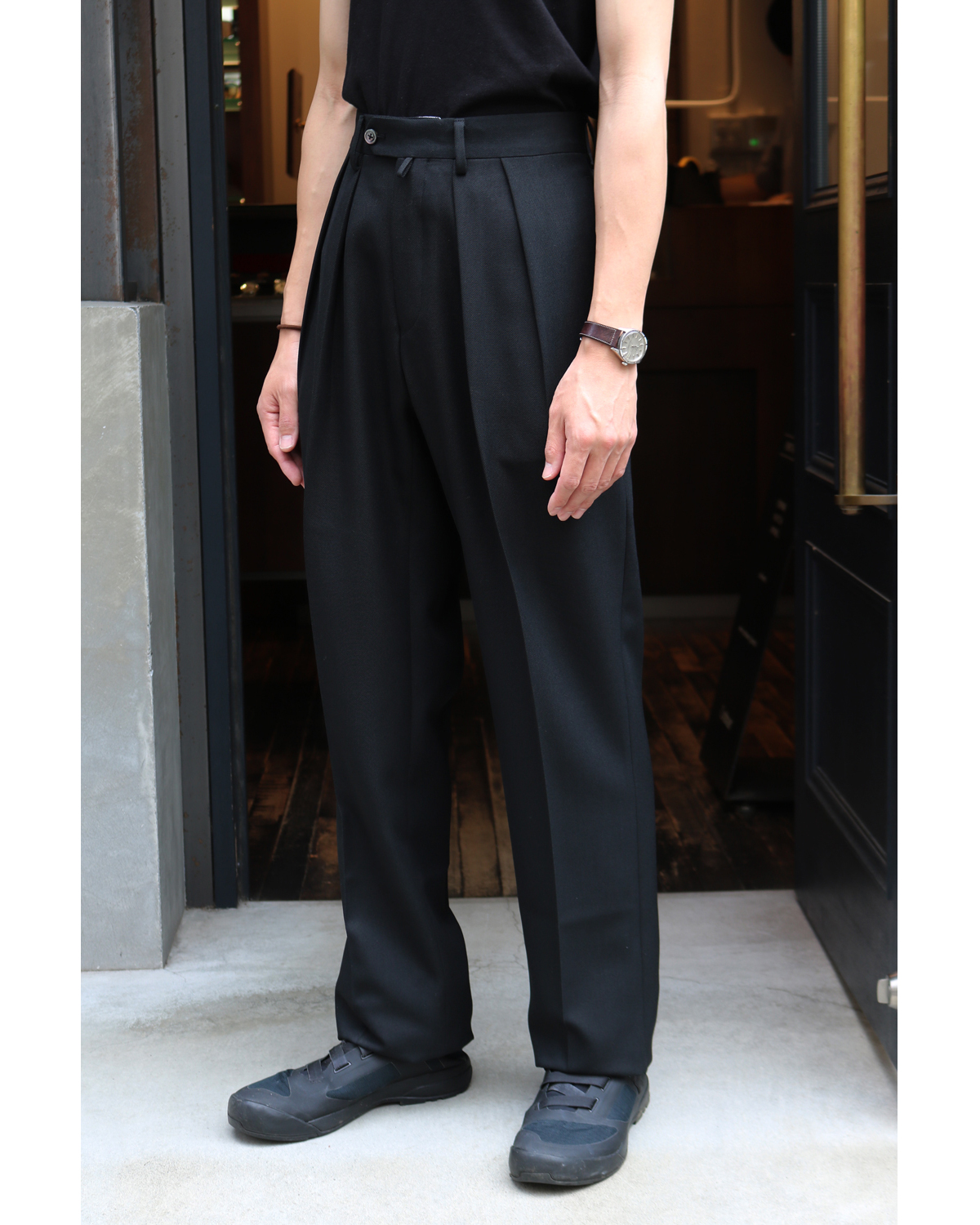 NEAT｜T/W Serge｜STANDARD - Black｜PRODUCT｜Continuer Inc.｜メガネ