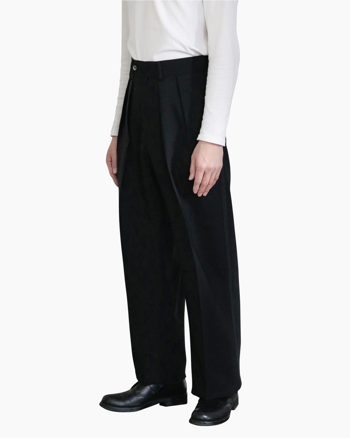 NEAT｜MOHAIR BARATHA｜WIDE - Black｜PRODUCT｜Continuer Inc