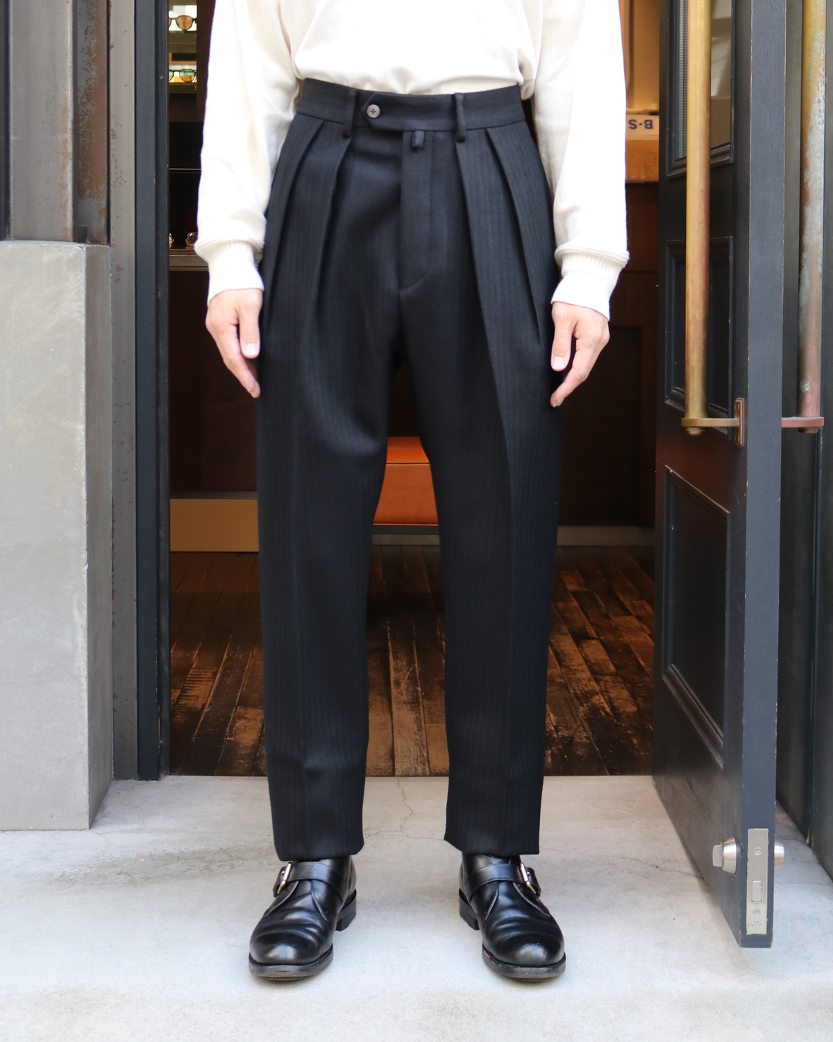 NEAT FOX BROTHERS サイズ:48 / ウール チェック NEAT FOX BROTHERS