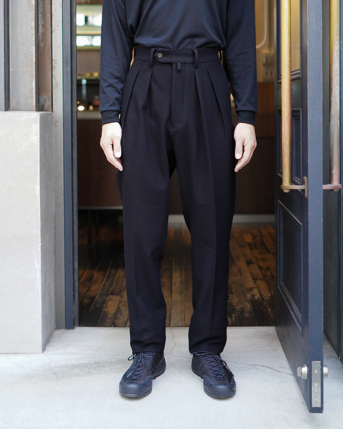 NEAT｜FAKE FLANO｜TAPERED - Black｜PRODUCT｜Continuer Inc.｜メガネ