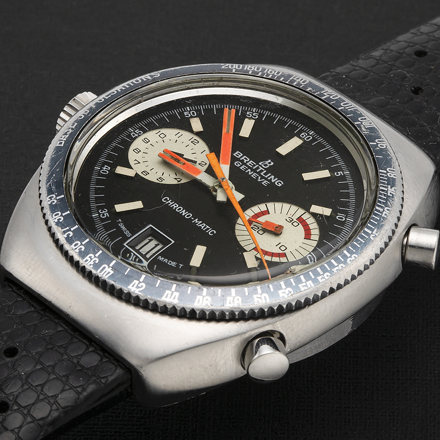 伝説世界初自動巻クロノグラフ名機Cal.11☆1970年製造☆ブライトリング