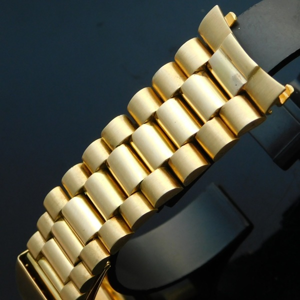 R O L E X 18K Solid Gold “PRESIDENT BRACELET” Made in 1958☆18金