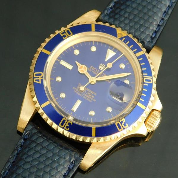 R O L E X 18K Solid Gold “NIPPLE BLUE-SUBMARINER” Stage 2 Color