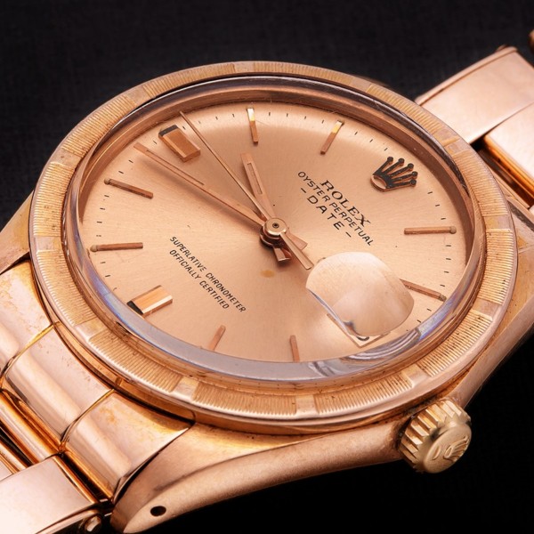 幻の逸品18金無垢オールレッドゴールド☆ロレックス オイスターデイト
