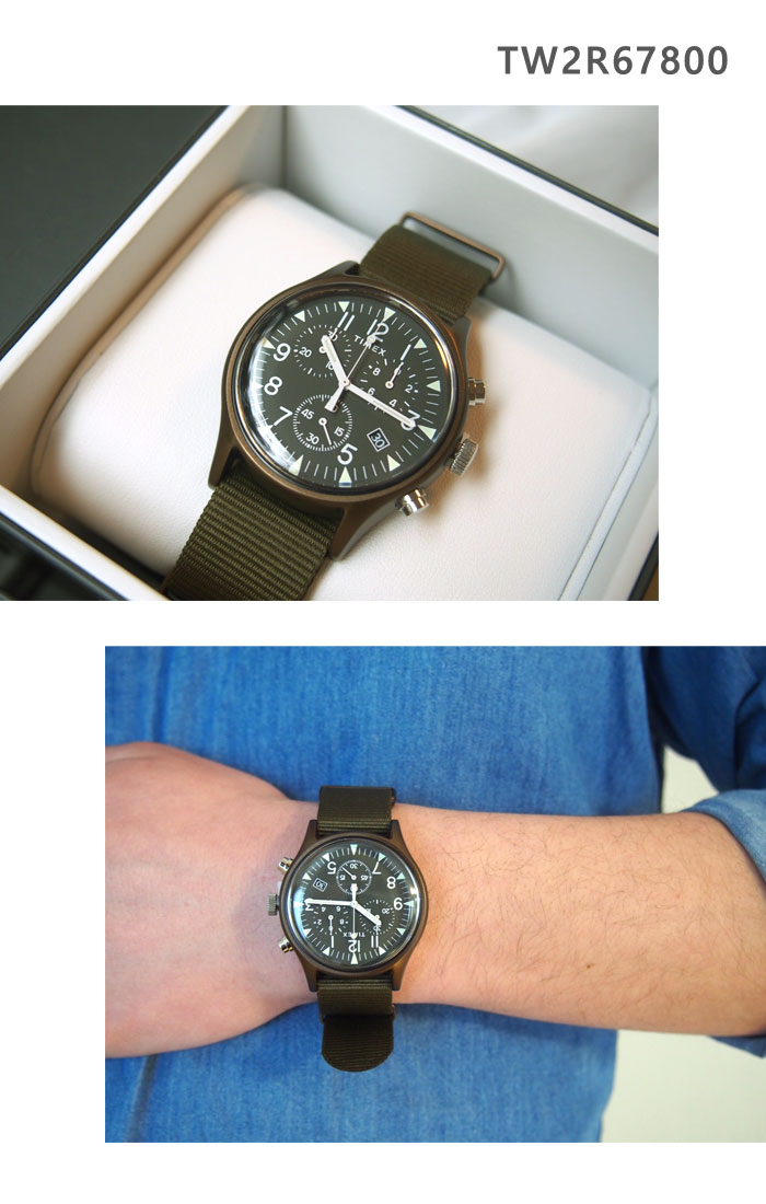 タイメックス TIMEX 腕時計 MK1 アルミニウム クロノ TW2R67600