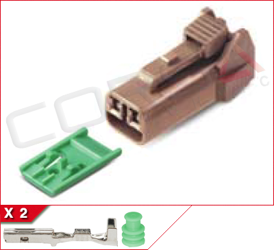 Yazaki | 62Z-2S-2 - Corsa Technic | 2-Way Kit