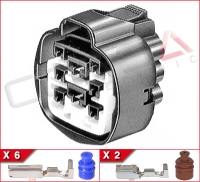 7282-7081-40 - Yazaki | 090II/187-8P-1 - Corsa Technic | 8-Way (6+