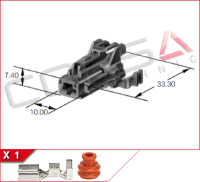 7222-6214-40 - Yazaki | 58X-1P - Corsa Technic | 1-Way Kit